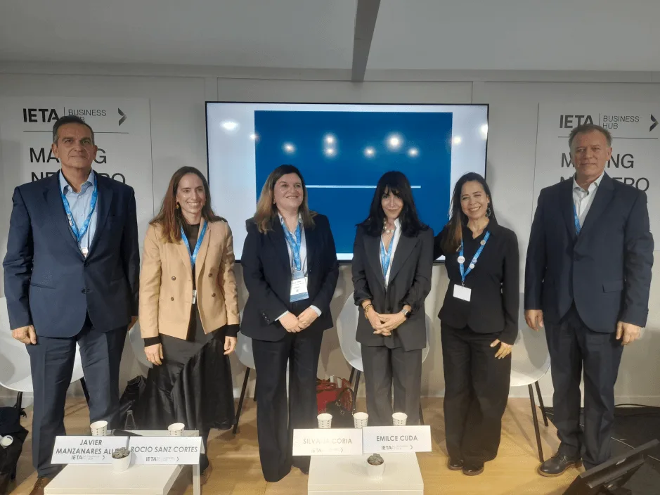Speakers of “The Key Role of Environmental Markets in Latin America” at the IETA Business Hub, COP29.