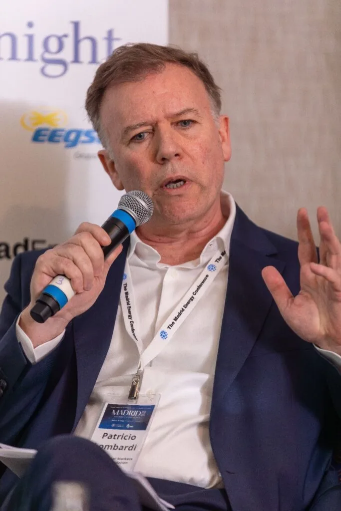 Patricio Lombardi speaking at the Madrid Energy Conference 2025.